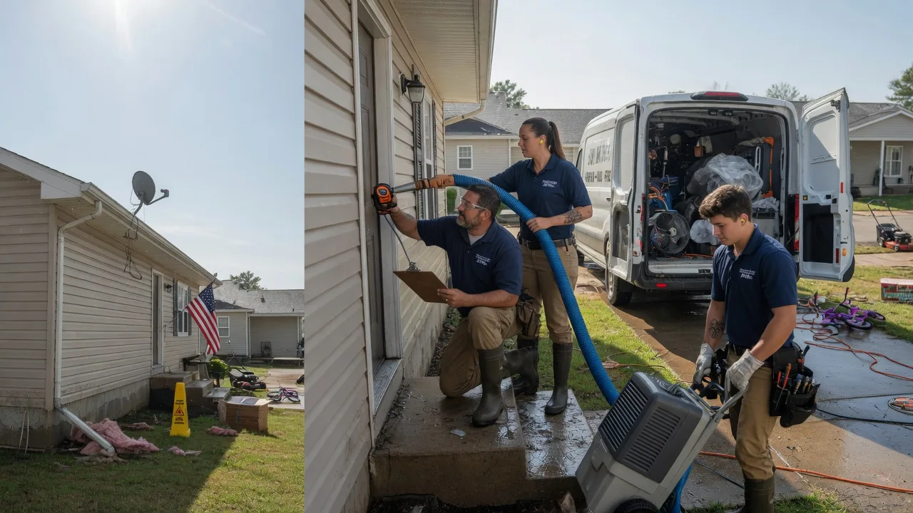 Ceiling Water Damage Restoration in Brookneal, VA near me